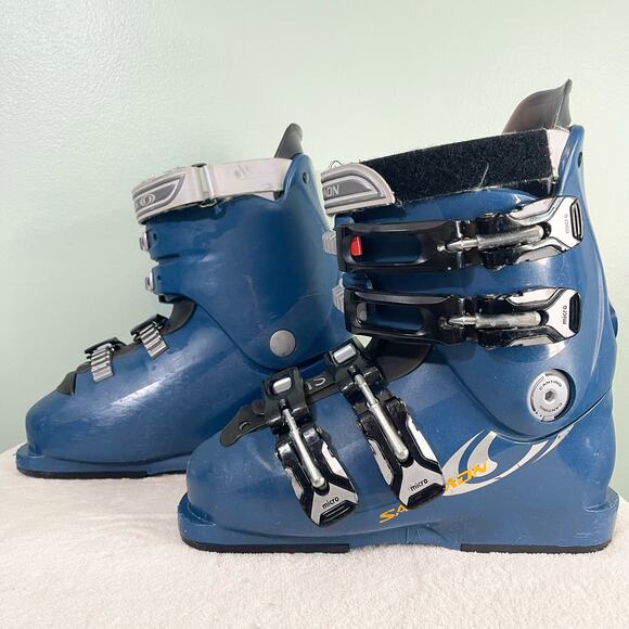 Salomon Women's Blue Snowboard Performa 5.0 Sports Winter Ski Boots Size 5.5 - Picture 10 of 16